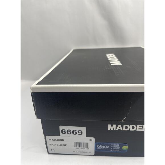 Madden Boots Mens Size 11 Blue Suede M-MAXXIN Chelsea Ankle Dress New Box main image 10
